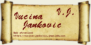 Vucina Janković vizit kartica